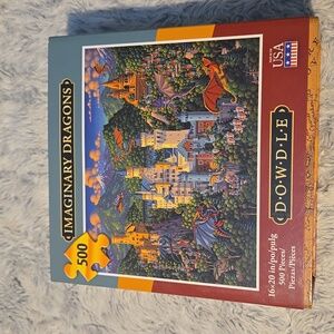 Dowdle Imaginary Dragons 500 Piece Puzzle